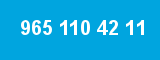 965 110 42 11